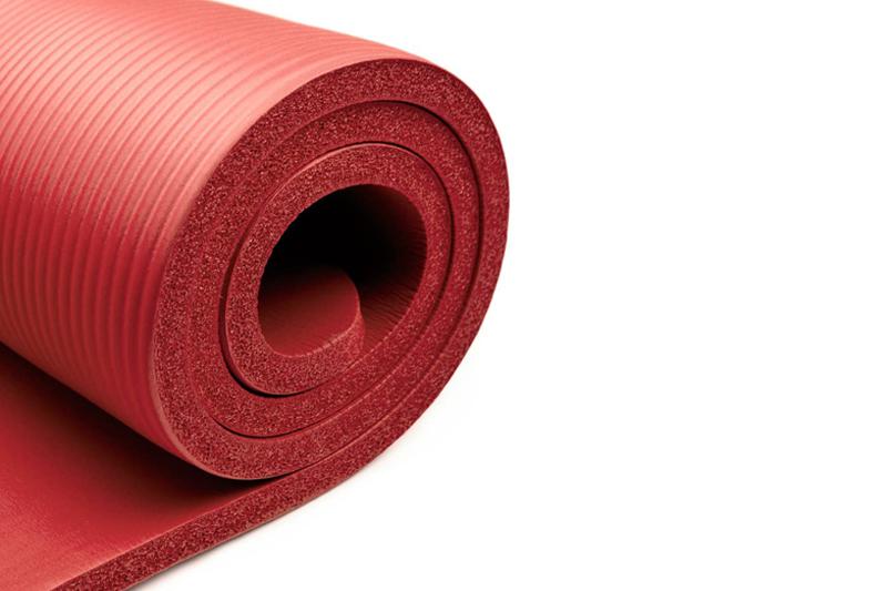 Tappetino Yoga NBR rosso antistrappo